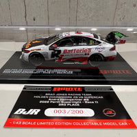 HOLDEN ZB COMMODORE - BJR - ANDRE HEIMGARTNER #8 R&J Batteries/Scandia - Bunnings Trade Perth Supernight Race 11 3RD PLACE - 1:43 Scale Diecast Model Car - BIANTE