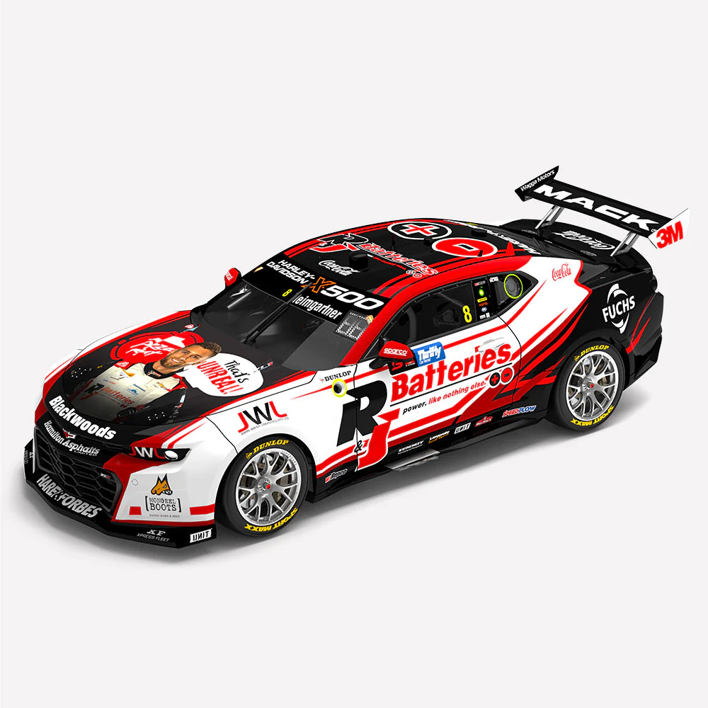 *PRE-ORDER* Andre Heimgartner - Brad Jones Racing R&J Batteries #8 Chevrolet Camaro ZL1 - 2024 Supercars Championship Season - 1:18 Scale Diecast Model - AUTHENTIC COLLECTABLES