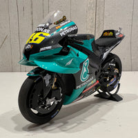 VALENTINO ROSSI 2021 TEAM PETRONAS YAMAHA  YZR-M1 SRT QATAR TEST 1:12 DIECAST MODEL