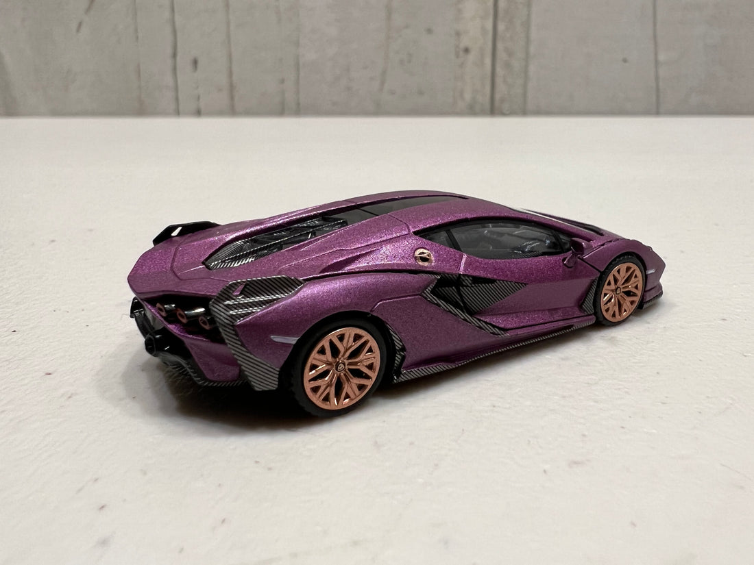 Lamborghini Sián FKP 37 Matte Viola SE30 - HK Exclusive - 1:64 Scale Diecast Model - Mini GT