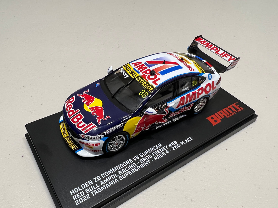 HOLDEN ZB COMMODORE - RED BULL  AMPOL RACING - BROC FEENEY #88 -  NED Whisky Tasmania Supersprint Race  4 RUNNER-UP - 1:43 Scale