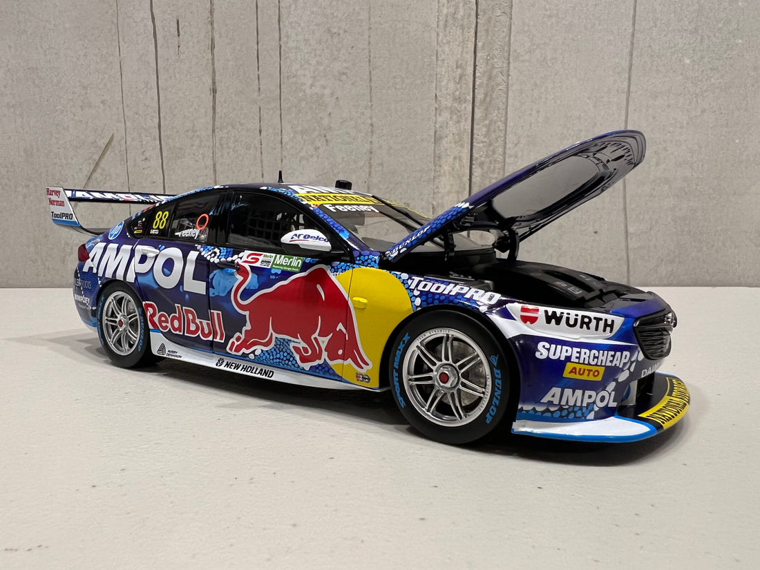 HOLDEN ZB COMMODORE - RED BULL AMPOL RACING - BROC FEENEY #88 - Merlin Darwin Triple Crown Race 18 - 1:18 Scale - Diecast Model