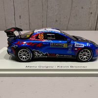 Alpine A110 Rally No.46 2nd R-GT Rally Monte Carlo 2022 - Manu Guigou - Kévin Bronner - 1:43 Scale Resin Model Car - Spark