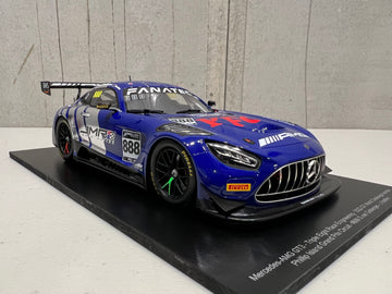 MERCEDES-AMG GT3 - 2022 GT  WORLD CHALLENGE AUSTRALIA -  TRIPLE EIGHT RACE ENGINEERING #888  - VAN GISBERGEN/PRINCE IBRAHIM  - PHILLIP ISLAND GRAND PRIX CIRCUIT -  RACE 1 - 3RD PLACE - 1:18 SCALE