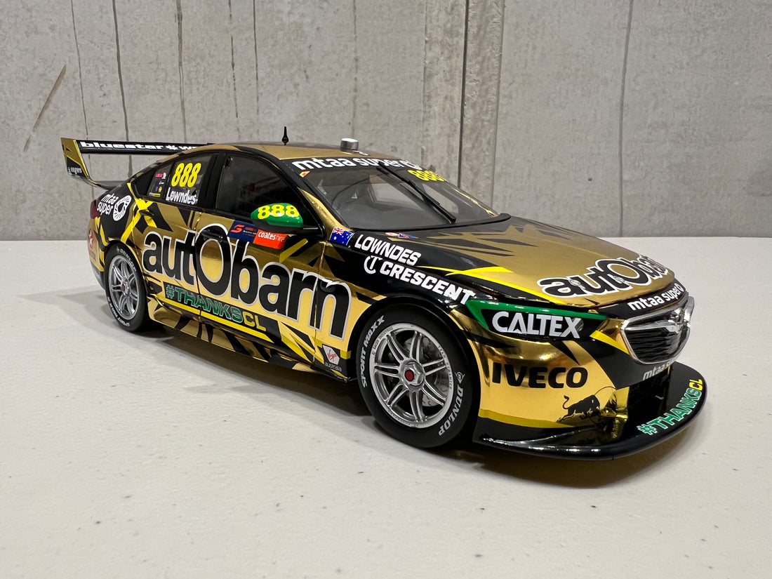 HOLDEN ZB COMMODORE AUTOBARN LOWNDES RACING #888 - LOWNDES - 2018 NEWCASTLE 500  "LOWNDES FINAL RACE" - 1:18 SCALE DIECAST MODEL - BIANTE - RRP $319 NOW $279