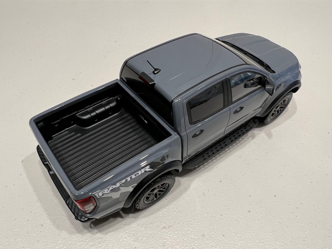 Ford Ranger Raptor - Conquer Grey 1:18 Resin Model - Authentic Collectables