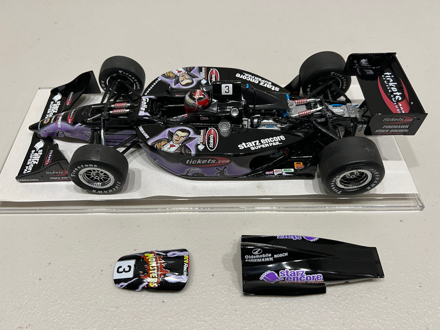 AL UNSER JR #3 UNIVERSAL STUDIOS MONSTERS - 1:18 SCALE DIECAST INDY CAR 1 OF 1416 - ACTION