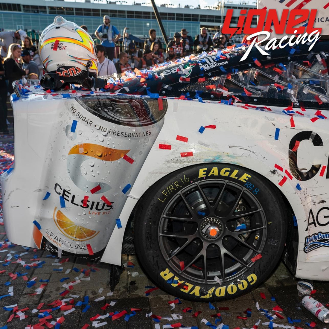 Celsius Racing *PRE-ORDER* AJ ALLMENDINGER 2023 CELSIUS CHARLOTTE ROVAL RACED WIN 1:2