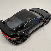 Aston Martin V12 Vantage Jet Black - 1:18 Scale Resin Model Car - TOPSPEED