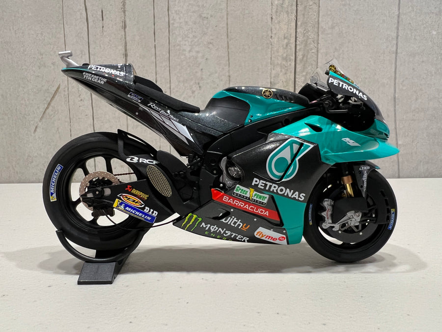 VALENTINO ROSSI 2021 YAMAHA YZR-M1 -TEAM PETRONAS YAMAHA SRT - 1:12 MOTOGP 2021 DIECAST MODEL