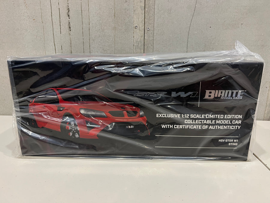 HSV GTSR W1 STING RED - 1:12 Scale Resin Model Car - BIANTE