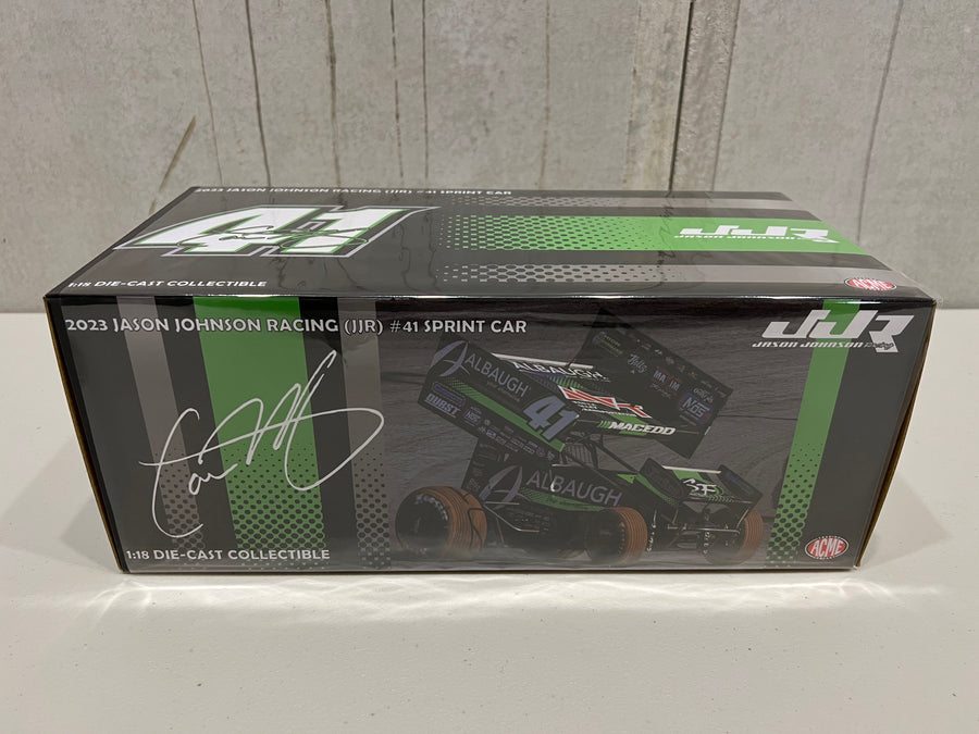 2023 #41 ALBAUGH/ MVT SPRINT CAR - CARSON MACEDO - 1:18 SCALE DIECAST