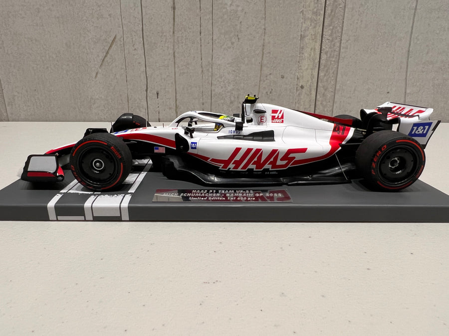 HAAS F1 TEAM VF-22 - MICK SCHUMACHER - BAHRAIN GP 2022 - 1:18 Scale Resin Model Car - Minichamps