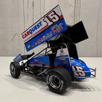 2023 #15 CARQUEST SPRINT CAR - DONNY SCHATZ - 1:18 SCALE DIECAST