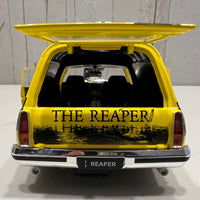 HOLDEN HJ "GRIM REAPER" PANEL VAN - YELLOW BLOWN PLANEL VAN - 1:24 SCALE DIECAST MODEL - DDA