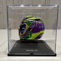 Mercedes-AMG Petronas F1 Helmet - Brazilian GP 2022 - Lewis Hamilton - 1:5 Scale Resin Model Helmet