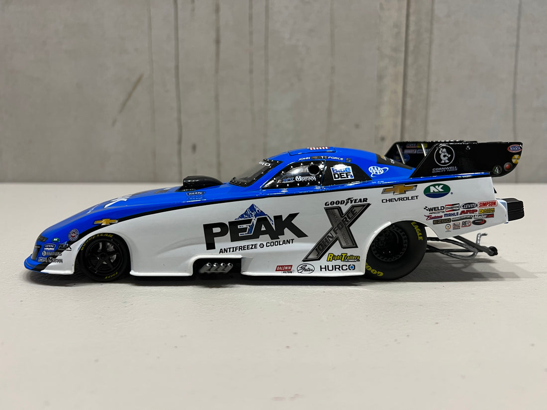 John Force 2023 Peak 1:24 Funny Car NHRA Diecast