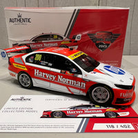 SIMONA DE SILVESTRO & RENEE GRAICE - 2015 SUPERGIRLS FORD FGX FALCON "WHITE EDITION" SUPERCHEAP AUTO BATHURST 1000 - 1:18 SCALE DIECAST MODEL - AUTHENTIC