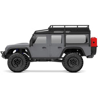 TRAXXAS 1:18 TRX-4M SCALE & TRAIL CRAWLER LAND ROVER DEFENDER - SILVER