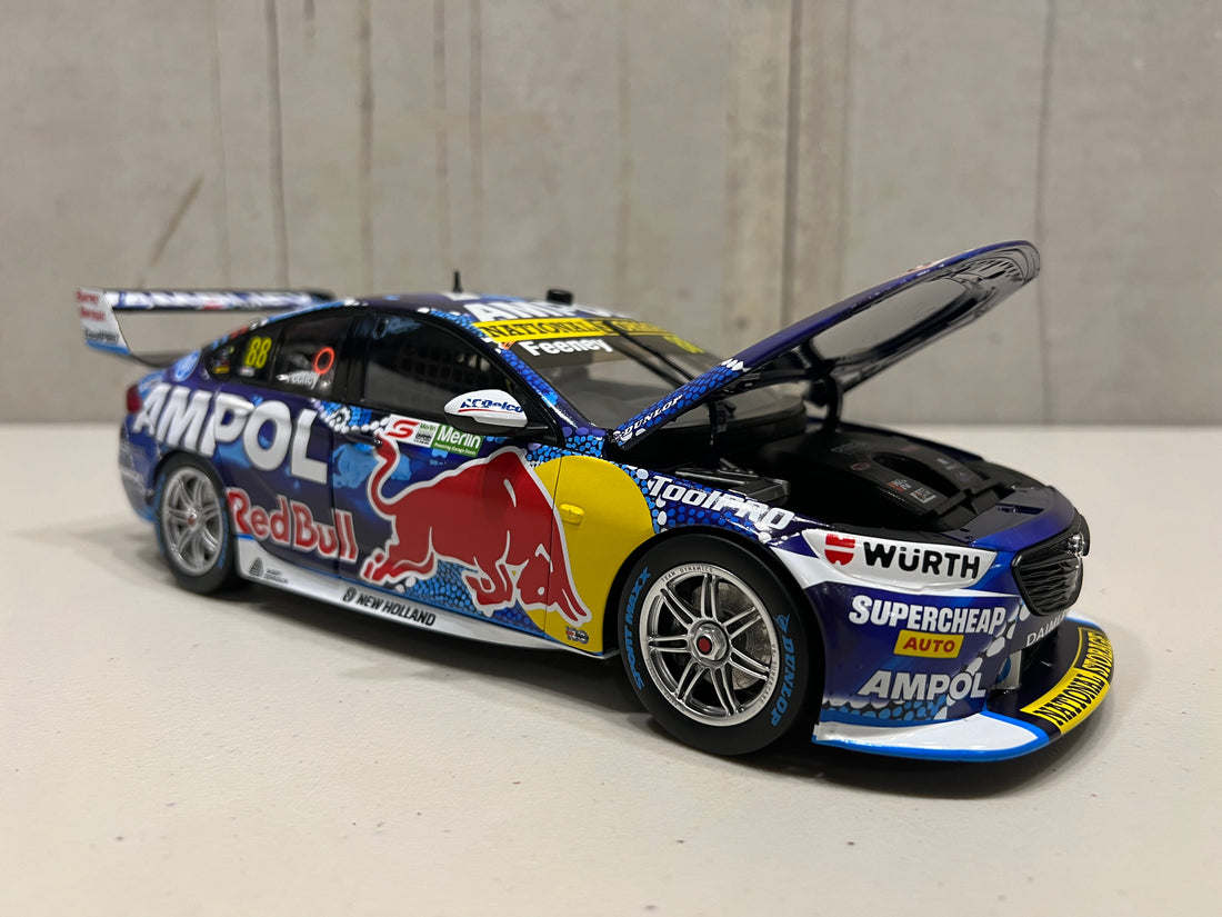 HOLDEN ZB COMMODORE - RED BULL AMPOL RACING - BROC FEENEY #88 - Merlin Darwin Triple Crown Race 18 - 1:18 Scale - Diecast Model