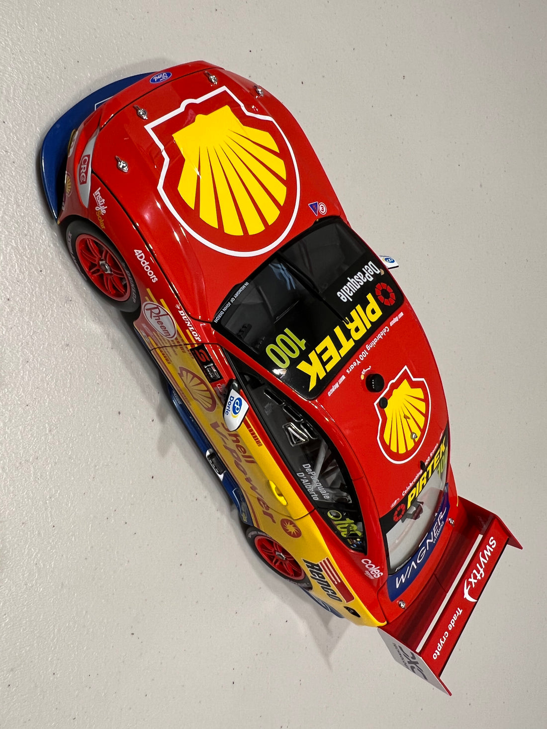 Anton De Pasquale / Tony D'Alberto 1:18 Shell V-Power Racing Team #100 Ford Mustang GT - 2022 Repco Bathurst 1000 (DJR 1000 Races Livery) - Authentic Collectables  - RRP $275 NOW $225