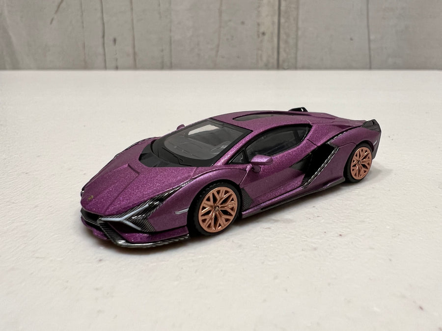 Lamborghini Sián FKP 37 Matte Viola SE30 - HK Exclusive - 1:64 Scale Diecast Model - Mini GT