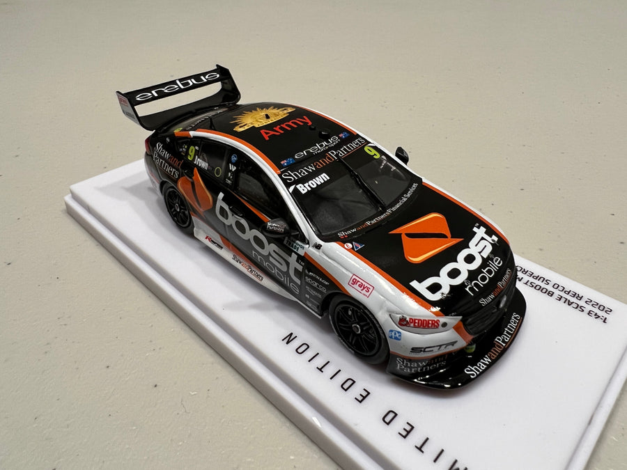 Will Brown - Boost Mobile Racing Powered by Erebus #9 Holden ZB Commodore - 2022 Repco Supercars Championship Season - 1:43 Scale Diecast Model - AUTHENTIC COLLECTABLES