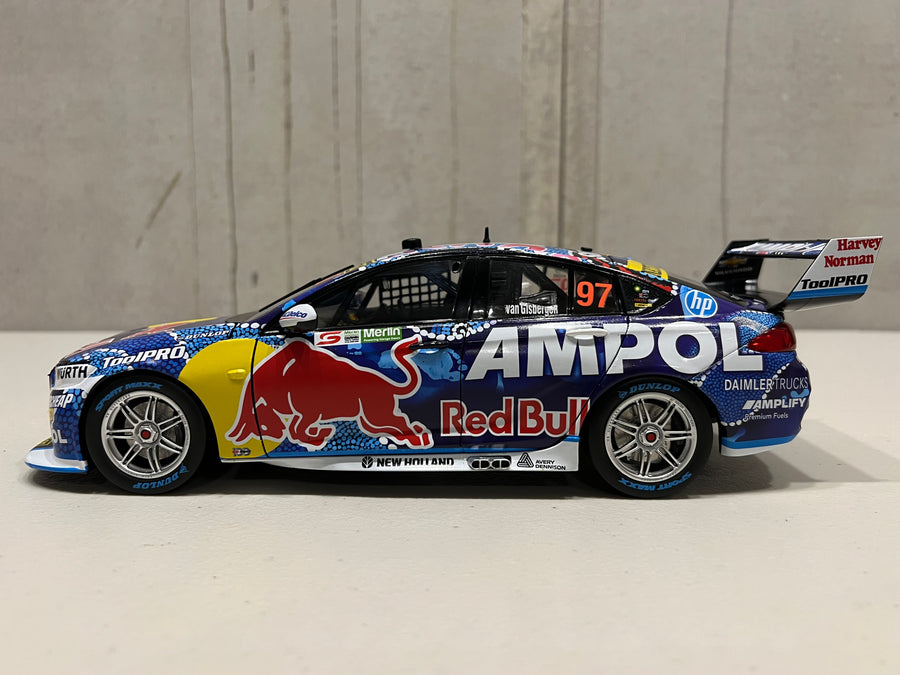 2022 HOLDEN ZB COMMODORE - RED BULL AMPOL RACING - SHANE VAN GISBERGEN #97 - Merlin Darwin Triple Crown Race 16 - 3RD PLACE - 1:18 Scale Diecast Model - BIANTE