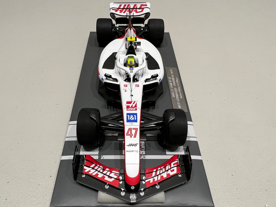 HAAS F1 TEAM VF-22 - MICK SCHUMACHER - BAHRAIN GP 2022 - 1:18 Scale Resin Model Car - Minichamps