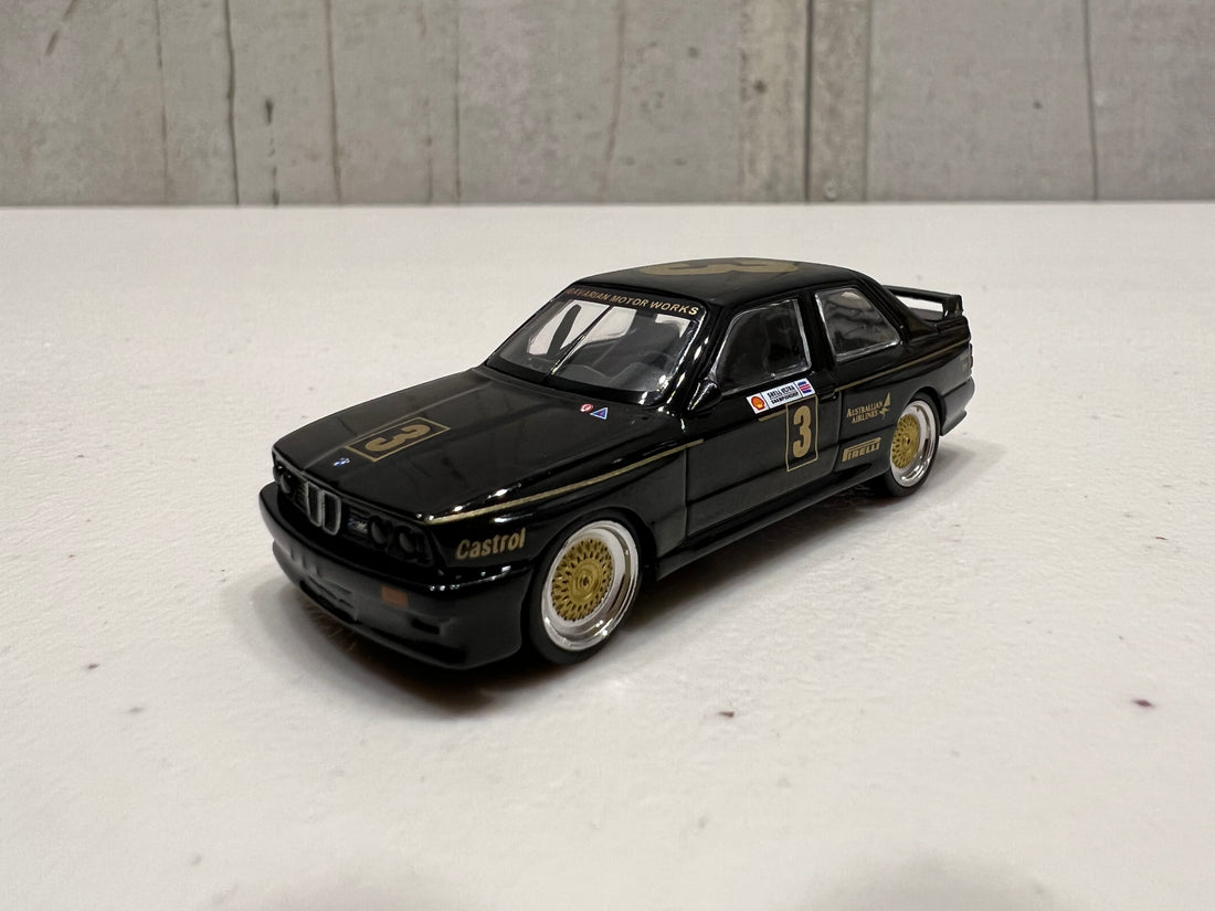 BMW M3 #3 JPS Team BMW 1987 ATCC Championship Winner - Australia Exclusive - 1:64 Scale Diecast Model - Mini GT