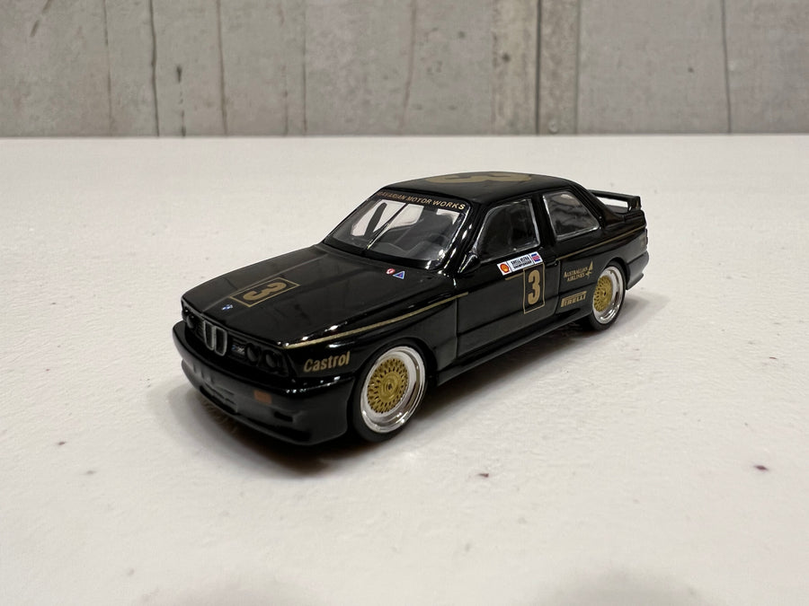 BMW M3 #3 JPS Team BMW 1987 ATCC Championship Winner - Australia Exclusive - 1:64 Scale Diecast Model - Mini GT