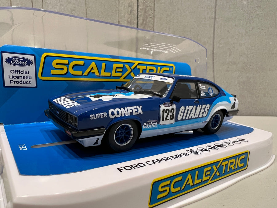 Scalextric C4544 Ford Capri MKIII - Gerry Marshall Cars Scalextric C4544 Ford Capri MKIII - Gerry Marshall Cars