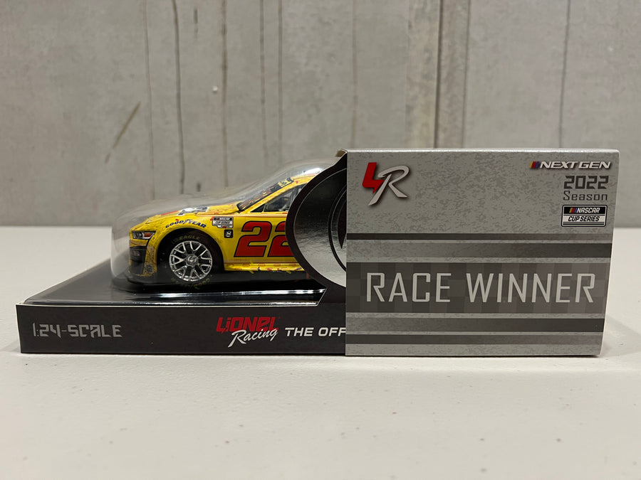 JOEY LOGANO 2022 PENNZOIL LAS VEGAS RACED WIN 1:24 ELITE DIECAST