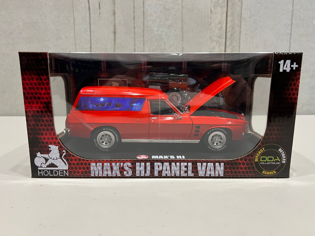 Max's 1975 HJ Holden Sandman Panel Van 1:24 Scale Diecast - DDA