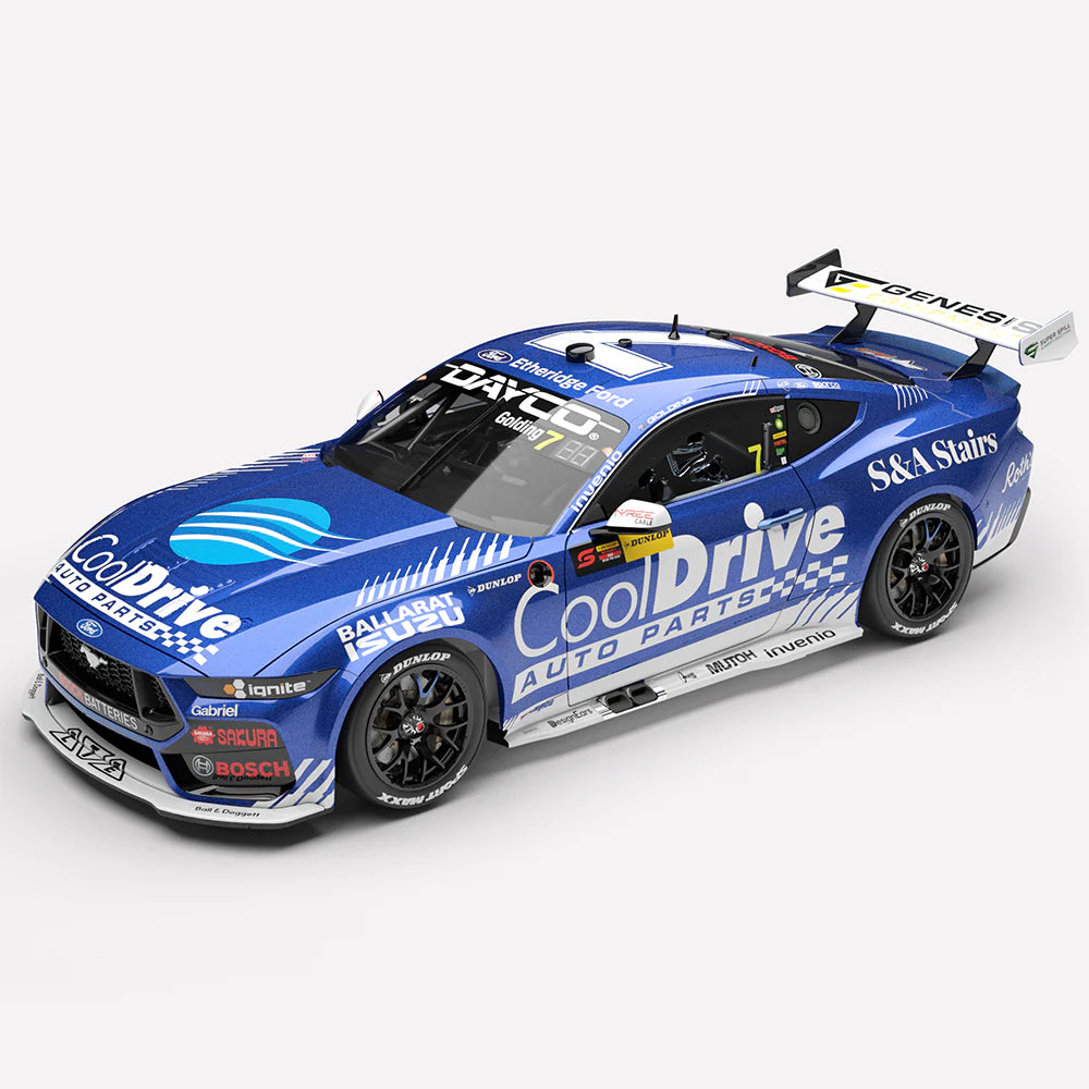 *PRE-ORDER* James Golding - First Pole / Podium With BRT - CoolDrive Racing #7 Ford Mustang GT - 2026 Dunlop Sydney 500 Race 1 Pole Position - 1:18 Scale Diecast Model - Authentic Collectables