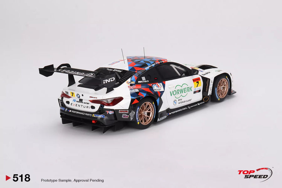 2023 Super GT Series - BMW M4 GT3 #7 - "Studie BMW M4" BMW M Team Studie x CRS - 1:18 Scale Model - TopSpeed