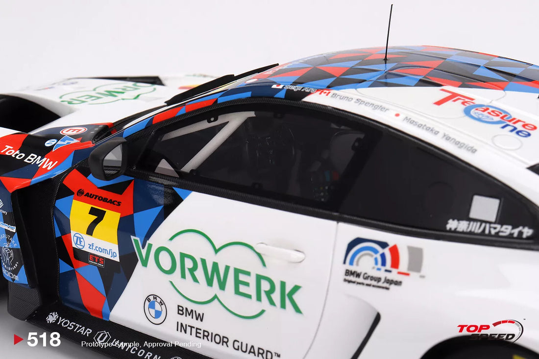 2023 Super GT Series - BMW M4 GT3 #7 - "Studie BMW M4" BMW M Team Studie x CRS - 1:18 Scale Model - TopSpeed