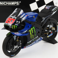 FABIO QUARATAGO 2021 YAMAHA YZR M1 MONSTER ENERGY YAMAHA 1:12 MOTOGP WORLD CHAMPION DIECAST MODEL