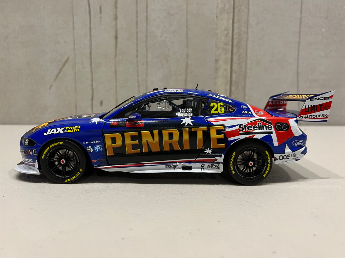 FORD GT MUSTANG - PENRITE RACING - REYNOLDS/YOULDEN #26 - REPCO Bathurst 1000 - 1:18 Scale Diecast Model Car - BIANTE