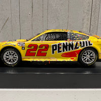 JOEY LOGANO 2022 PENNZOIL LAS VEGAS RACED WIN 1:24 ELITE DIECAST