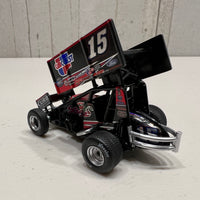 2022 #15 SAGE / CARQUEST SPRINT CAR - DONNY SCHATZ 1:50 SCALE DIECAST - CHROME - TEAM EXECUTIVE