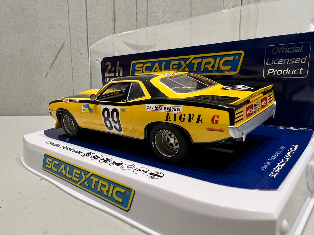 Voiture Scalextric 1/32 - Chrysler Hemicuda Aux 24h Du Mans 1975 - Référence C4345
