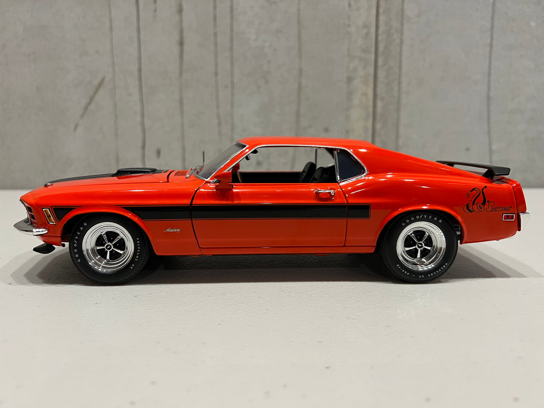 1970 FORD MUSTANG MACH 1 SIDEWINDER SPECIAL 1:18 DIECAST MODEL - ACME