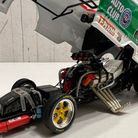 JOHN FORCE 2006 CASTROL GTX MUSTANG FUNNY CAR - 1:24 SCALE DIECAST MODEL - ACTION