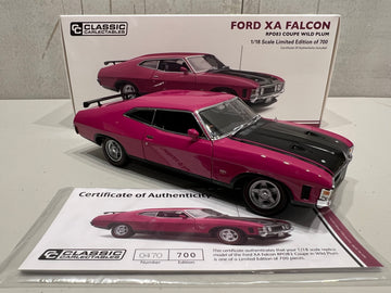 FORD XA FALCON RPO83 COUPE - WILD PLUM 1:18 DIECAST MODEL