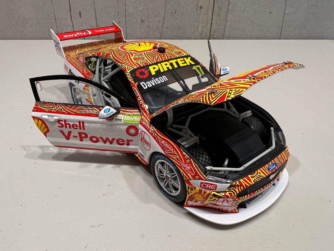 WILL DAVISON - Shell V-Power Racing Team #17 Ford Mustang GT - 2022 Darwin Triple Crown Indigenous Round - 1:18 Scale Diecast Model - Authentic Collectables