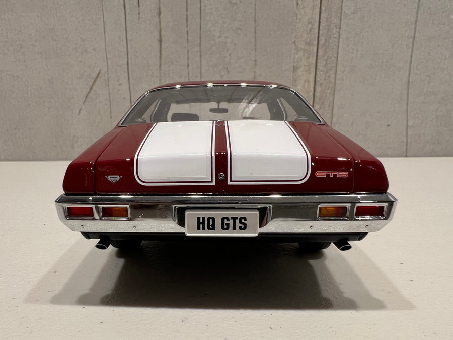 HOLDEN HQ GTS MONARO - BURGUNY SEDAN - 1:18 DIECAST MODEL