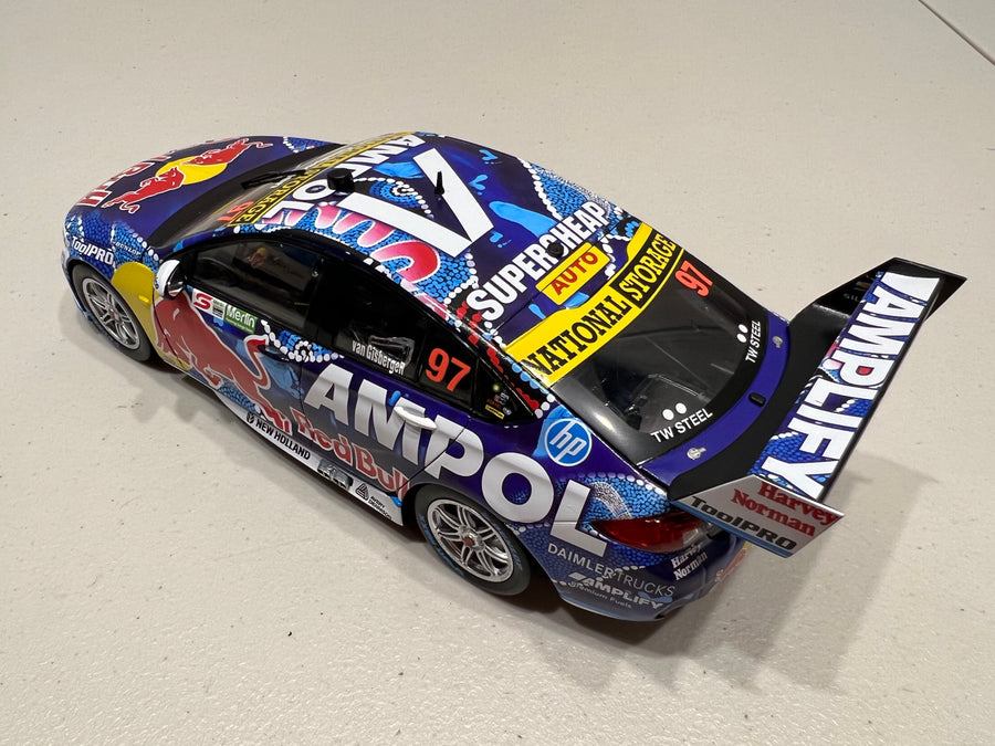 2022 HOLDEN ZB COMMODORE - RED BULL AMPOL RACING - SHANE VAN GISBERGEN #97 - Merlin Darwin Triple Crown Race 16 - 3RD PLACE - 1:18 Scale Diecast Model - BIANTE