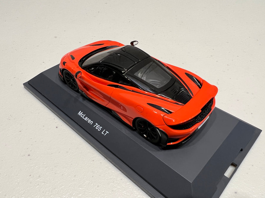 McLaren 765 LT orange - 1:43 Scale Resin Model Car - Spark