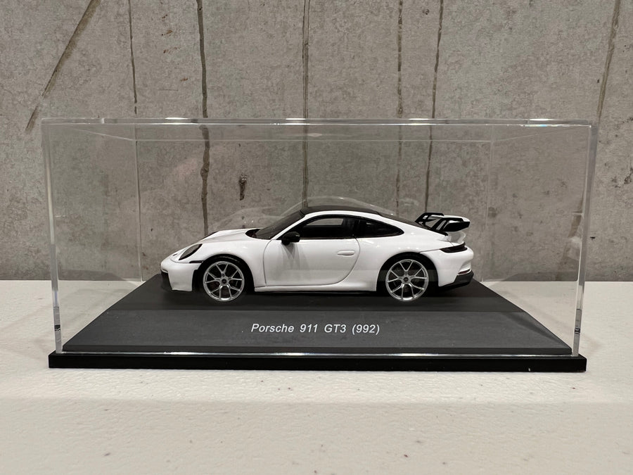 Porsche 992 GT3 White - 1:43 Scale Resin Model Car - Spark